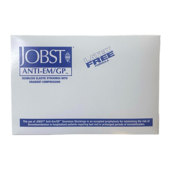 JOBST Knee-Hi Seamless Elastic Stockings 12 ANTI-EM/GP X-Large NEW IN BOX - Picture 1 of 8